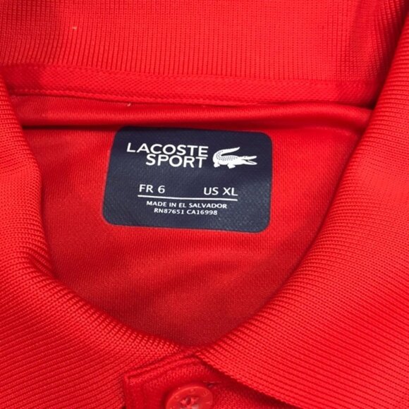 Lacoste Men's Sport Short Ultra Dry Raglan Sleeve - Picture 5 of 7